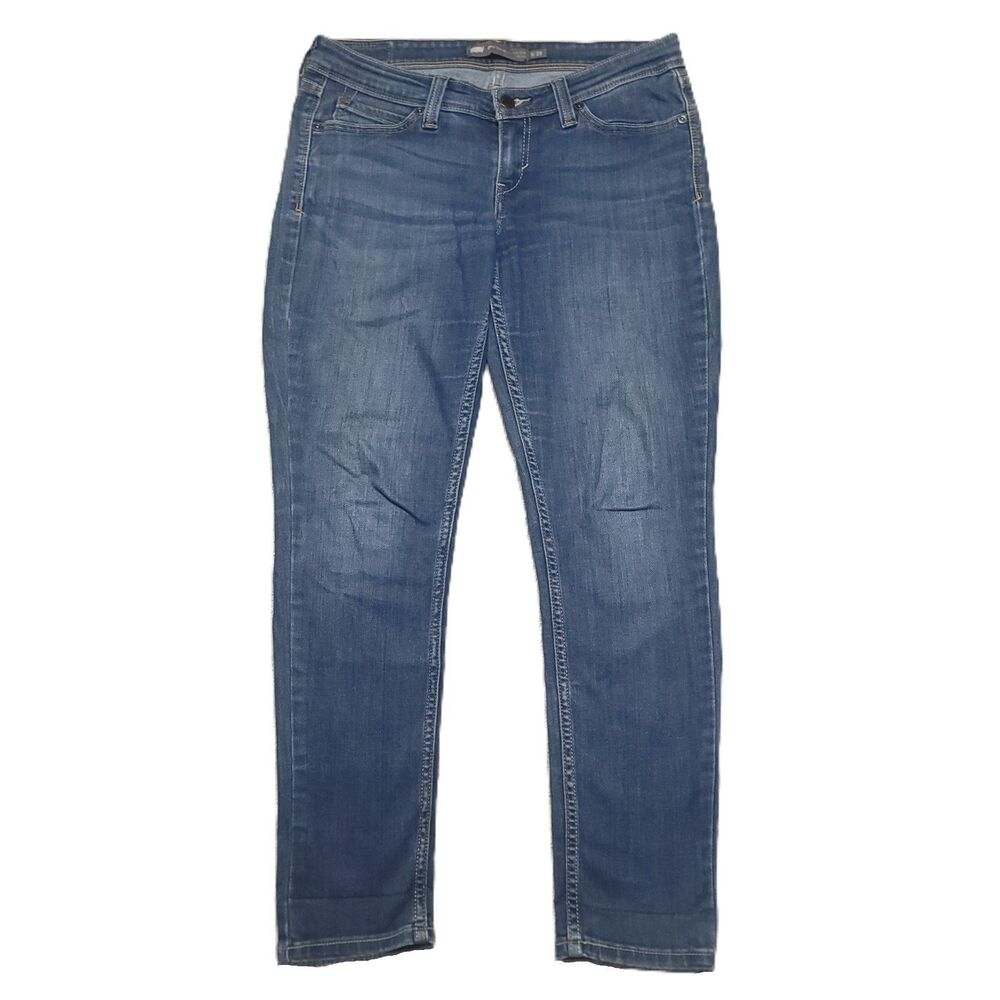 Levis Demi Curve Low Rise Skinny Jeans Womens Size 9S Stretch Blue Denim Pants